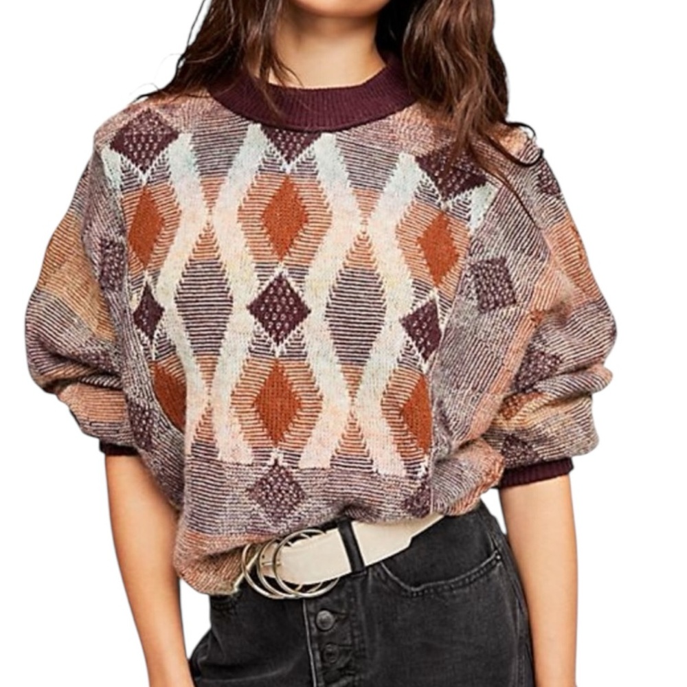 Free People ‘Diamond Days Sweater’ size Large